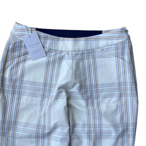 NWT Peter Millar Women’s Dynamic Technical Plaid Trouser Golf Performance Size 2 - Picture 3 of 7